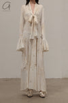 Mutedance silk dress MD-MD24SS75-HUIBAI